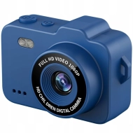 Aparat mini w formie breloka XREC X8 Niebieski - Blue