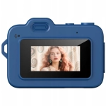 Aparat mini w formie breloka XREC X8 Niebieski - Blue