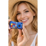 Aparat mini w formie breloka XREC X9 Niebieski - Blue