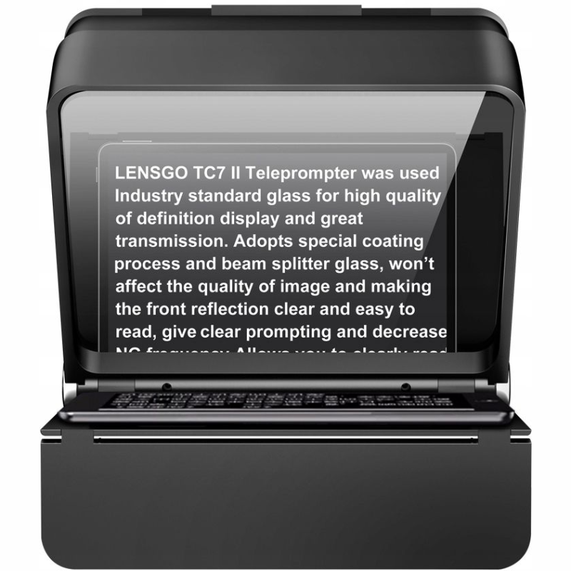 Prompter monitor poglądowy LensGo TC7 II zestaw Czarny - Black