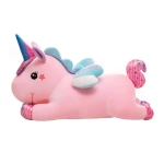 Pluszak z kocem Trusty TR-K12 jednorożec 55 cm Różowy - Pink