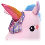 Pluszak z kocem Trusty TR-K12 jednorożec 55 cm Różowy - Pink