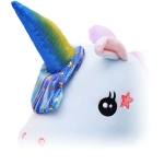 Pluszak z kocem Trusty TR-K13 jednorożec 55 cm Niebieski - Blue