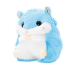 Pluszak z kocem Trusty chomik 35 cm Niebieski - Blue