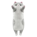 Pluszak z kocem Trusty TR-K08 kot 60 cm Szary - Grey