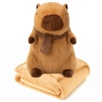 Pluszak z kocem Trusty TR-K09 kapibara 39 cm Brązowy - Brown