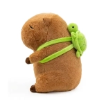 Pluszak z kocem Trusty TR-K10 kapibara 39 cm Brązowy - Brown