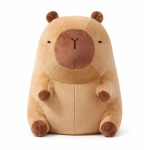 Poduszka podróżna pluszak Trusty kapibara 30 cm Brązowa - Brown