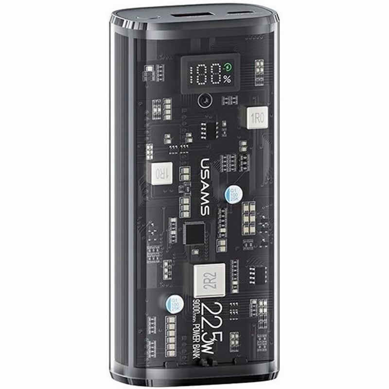 Powerbank USAMS US-CD189 9000 mAh 20 W Czarny - Black