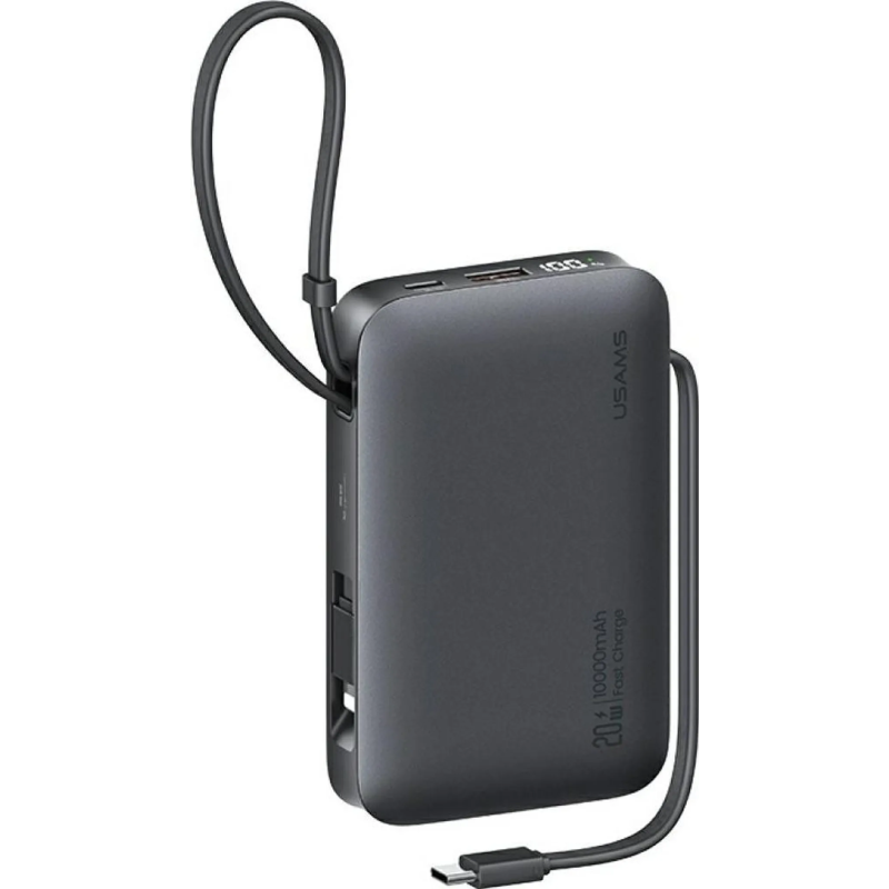 Powerbank USAMS XR Series 10000 mAh 20 W Czarny - Black