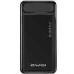 Powerbank AWEI P6K 20000 mAh Czarny - Black