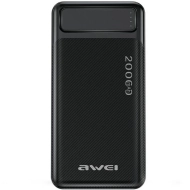 Powerbank AWEI P6K 20000 mAh Czarny - Black