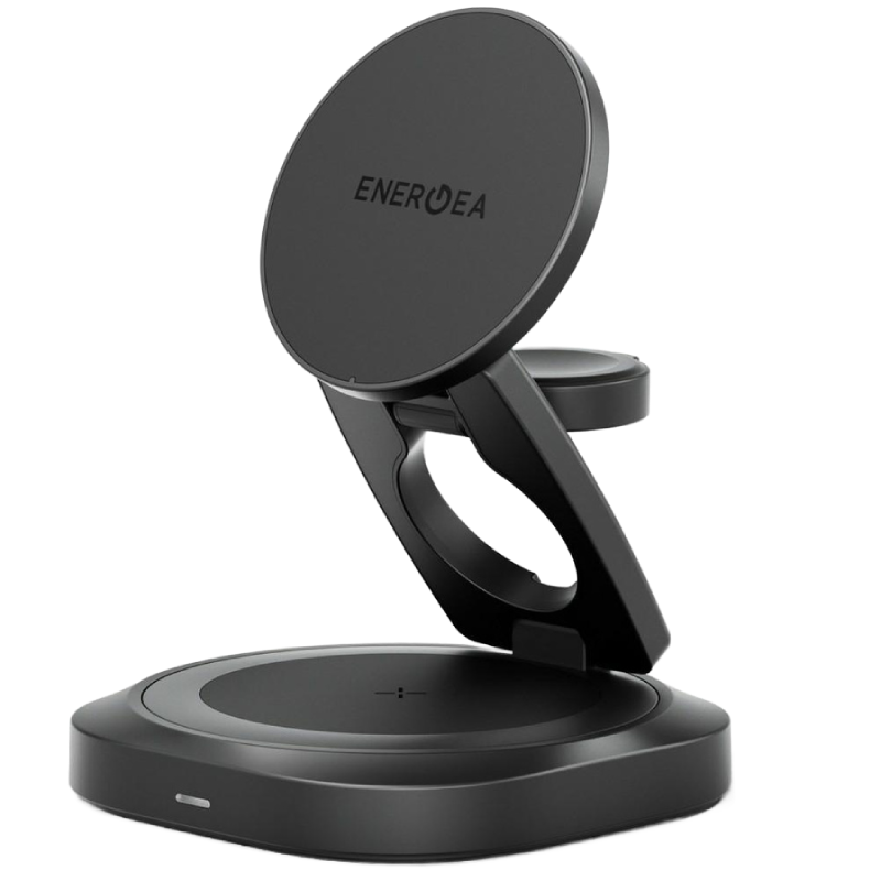 Ładowarka indukcyjna Energea GYRO 360 Qi2 25 W Grafitowa - Graphite