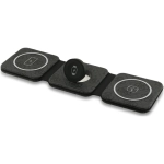 Ładowarka indukcyjna Guess 3w1 4G 15 W MagSafe Czarna - Black