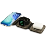 Ładowarka indukcyjna Guess 3w1 4G 15 W MagSafe Brązowa - Brown