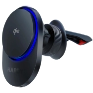 Uchwyt samochodowy 3mk Hardy AeroCharger 15 W MPP Qi2 Czarny - Black