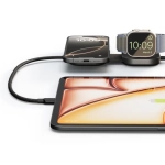 Ładowarka indukcyjna 2w1 Zens Pro 3 Qi2 15 W USB-C/USB-C Czarna - Black