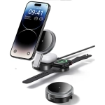 Ładowarka indukcyjna USAMS US-CD23 3w1 15 W Czarna - Black