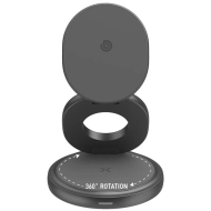 Ładowarka indukcyjna Energea Bazic GoMag Gyre 3w1 15 W Czarna - Black