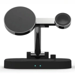 Ładowarka indukcyjna 4w1 AWEI W2215W Czarna - Black
