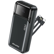 Powerbank AWEI PA-93 20000 mAh 22.5 W PD 2x USB-C Czarny - Black