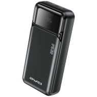 Powerbank AWEI PA-93 20000 mAh 22.5 W PD 2x USB-C Czarny - Black