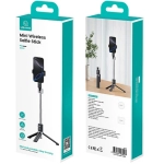 Selfie stick do telefonu USAMS ZB324 Mini Wireless Czarny - Black