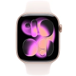 Apple Watch Series 11 (2025) GPS + Cellular 42mm koperta aluminiowa Rose Gold + pasek Light Blush Sport Band M/L
