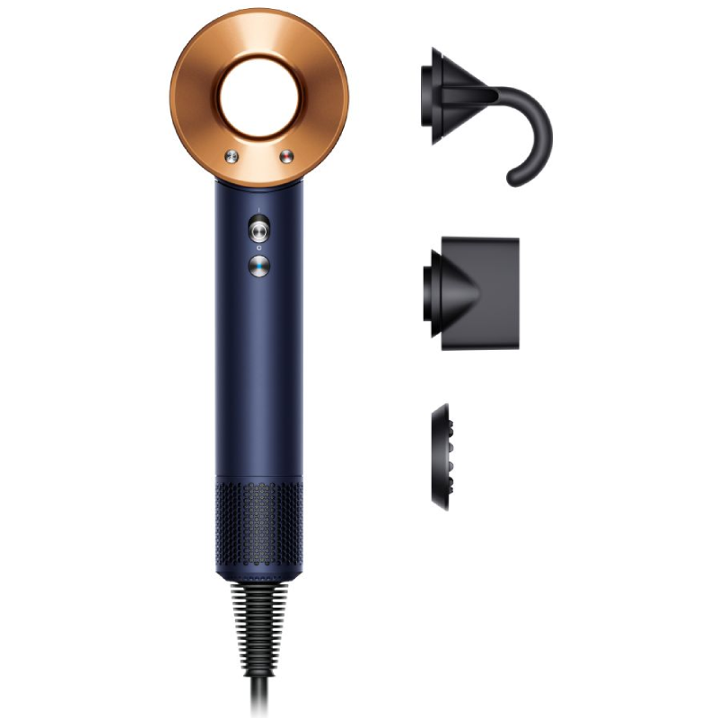 Suszarka do włosów Dyson Supersonic HD07 Królewski błękit i miedź - Prussian blue and copper