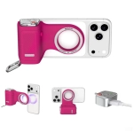 Uchwyt grip do telefonu Comitok Moca MagSafe Różowy - Pink