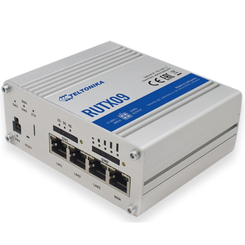 Router przemysłowy Teltonika RUTX09 LTE Cat 6 Szary - Grey