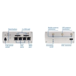 Router przemysłowy Teltonika RUTX09 LTE Cat 6 Szary - Grey