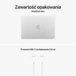 Laptop Apple MacBook Neo 13" A18 Pro (6C CPU/5C GPU) 8/256GB SSD Srebrny - Silver