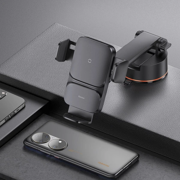 Uchwyt samochodowy z ładowarką indukcyjną