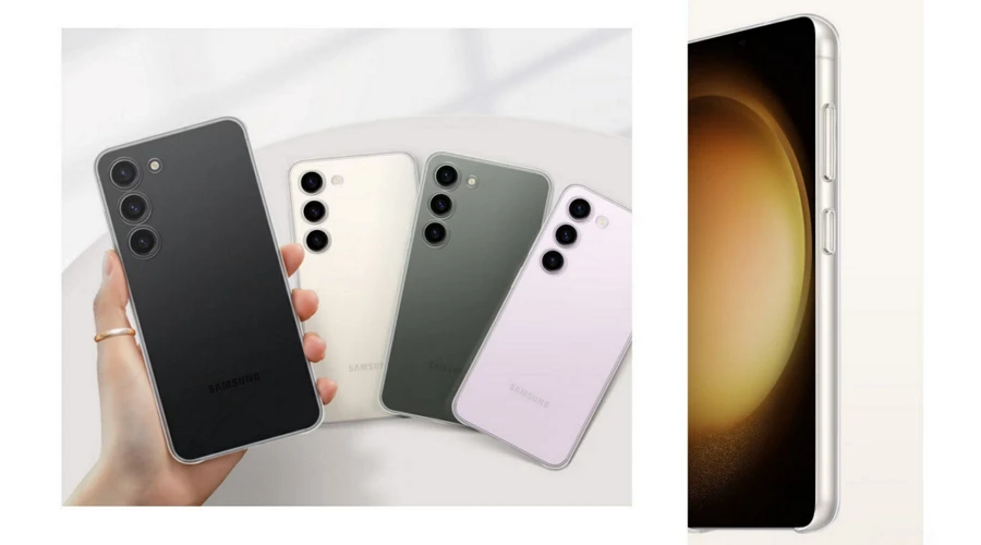 Etui Samsung Clear Case do Galaxy S23 przezroczyste