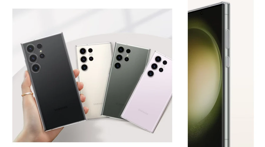 Etui Samsung Clear Case do Galaxy S23 Ultra przezroczyste