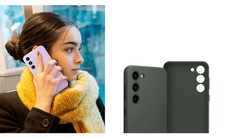 Etui Samsung Silicone Case do Galaxy S23+ granatowe