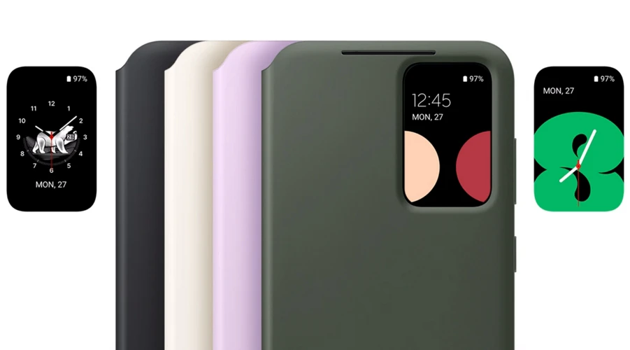 Pokrowiec Samsung Smart View Wallet Case do Galaxy S23 Phantom Black