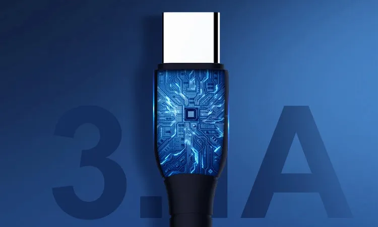 Kabel USB-A - micro USB 3.1 A 1 m Somostel czarny