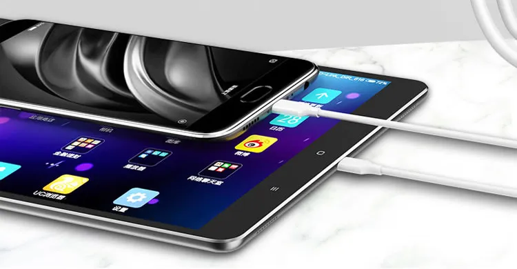 Kabel USB-A - USB-C 3.1 A 1 m  Somostel biały