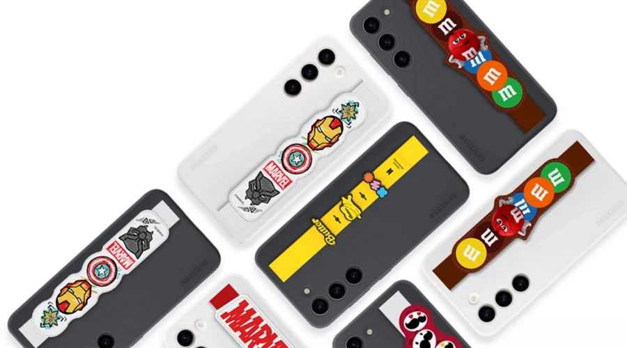 Etui Samsung Silicone Grip Case do Galaxy S23+ czarne