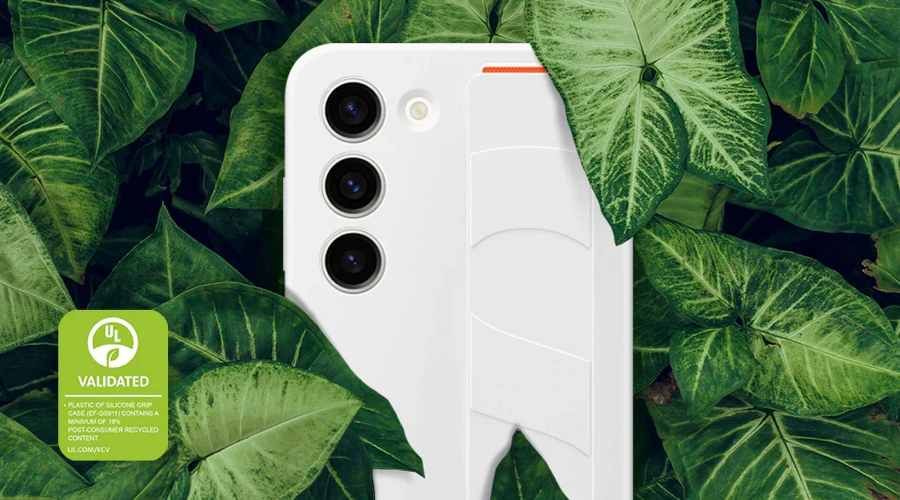 Etui Samsung Silicone Grip Case do Galaxy S23+ czarne