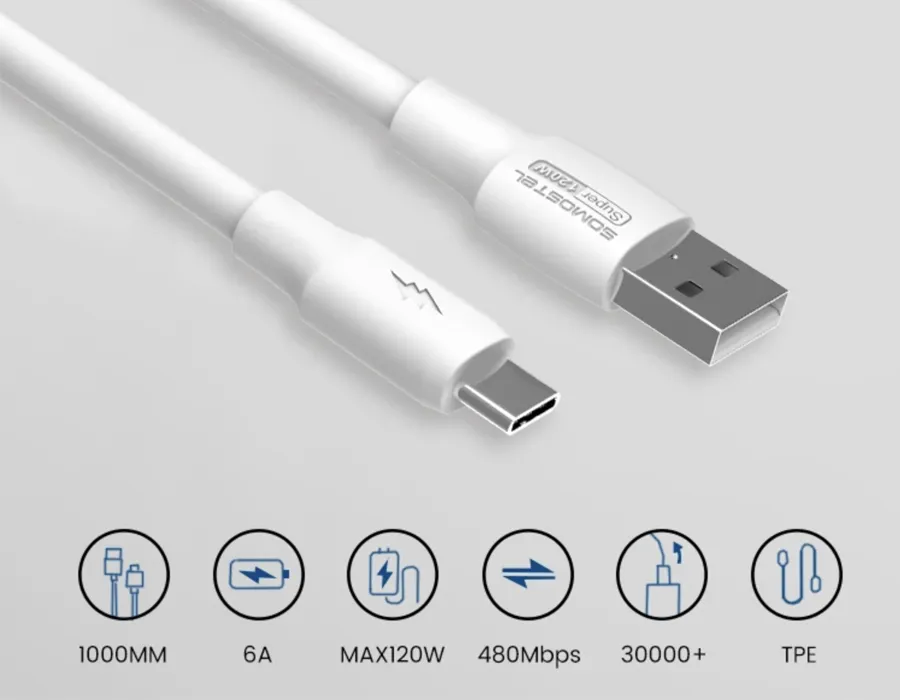 Kabel USB-A - USB-C