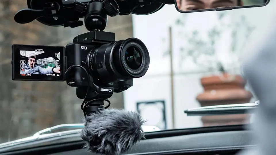 Aparat Canon EOS M50 Mark II + EF-M 15-45mm IS STM + EF-M 55-200mm IS STM czarny