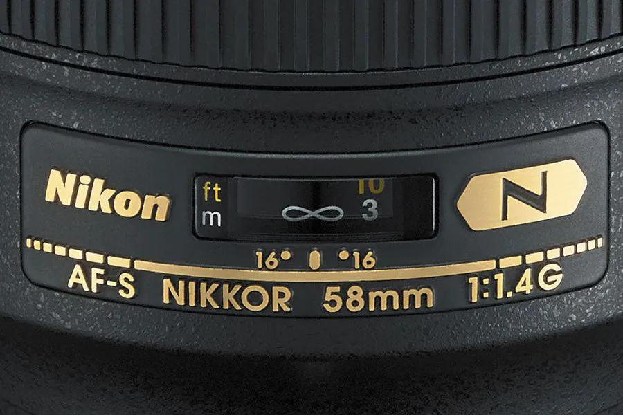 Nikon AF-S Nikkor 58 mm f/1.4 G