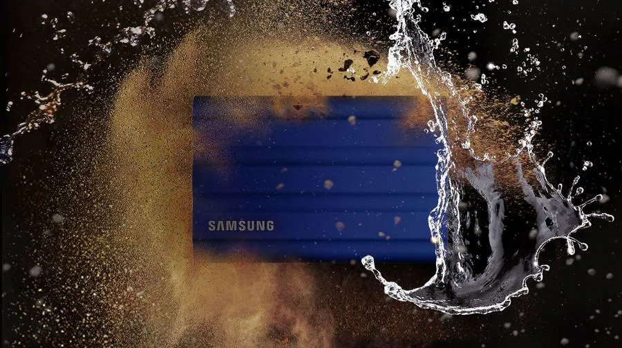 Dysk Samsung Portable SSD T7 Shield USB 3.2 1 TB beżowy