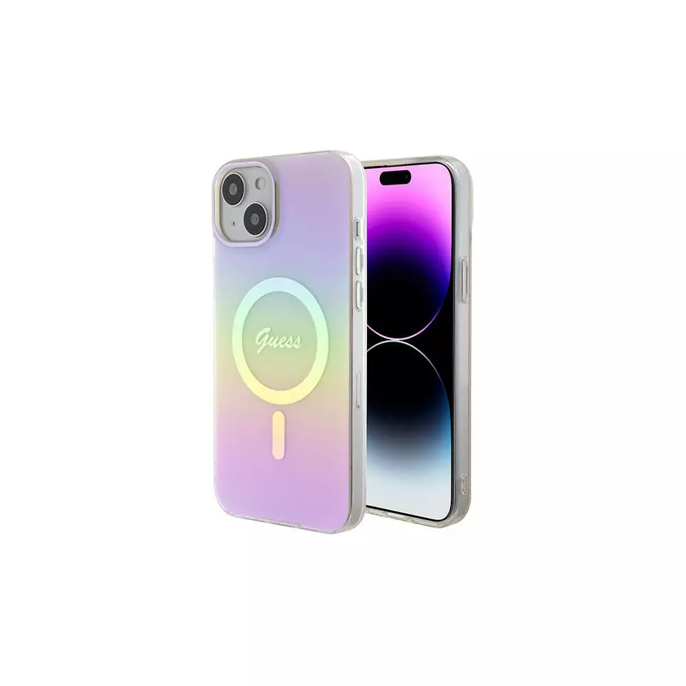 etui-guess-guhmp15shitsp-apple-iphone-15-hardcase-iml-iridescent-magsafe-rozowypink