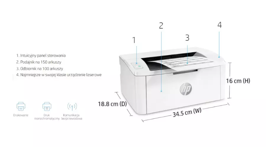 Drukarka HP LaserJet M110we