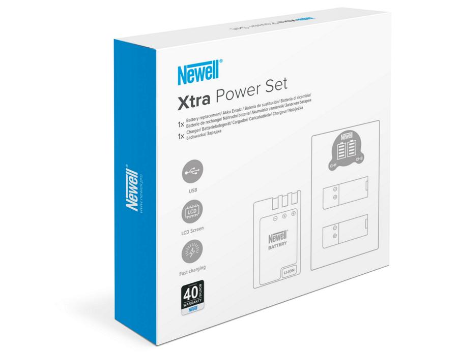 Zestaw ładowarka dwukanałowa Newell DL-USB-C i akumulator LP-E17