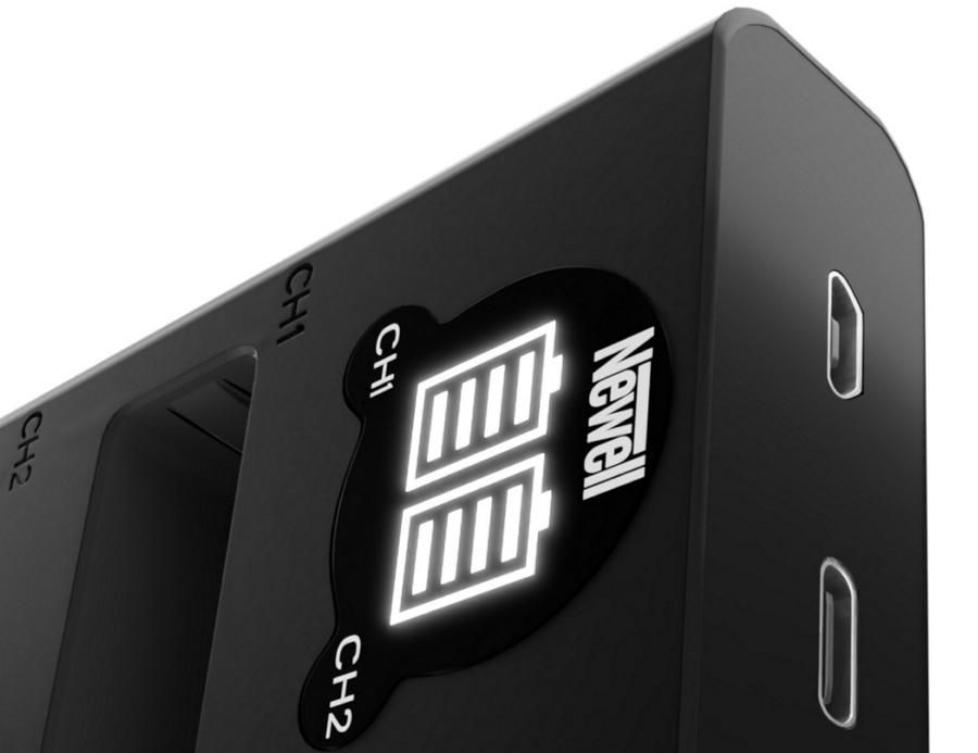 Zestaw ładowarka dwukanałowa Newell DL-USB-C i akumulator LP-E17